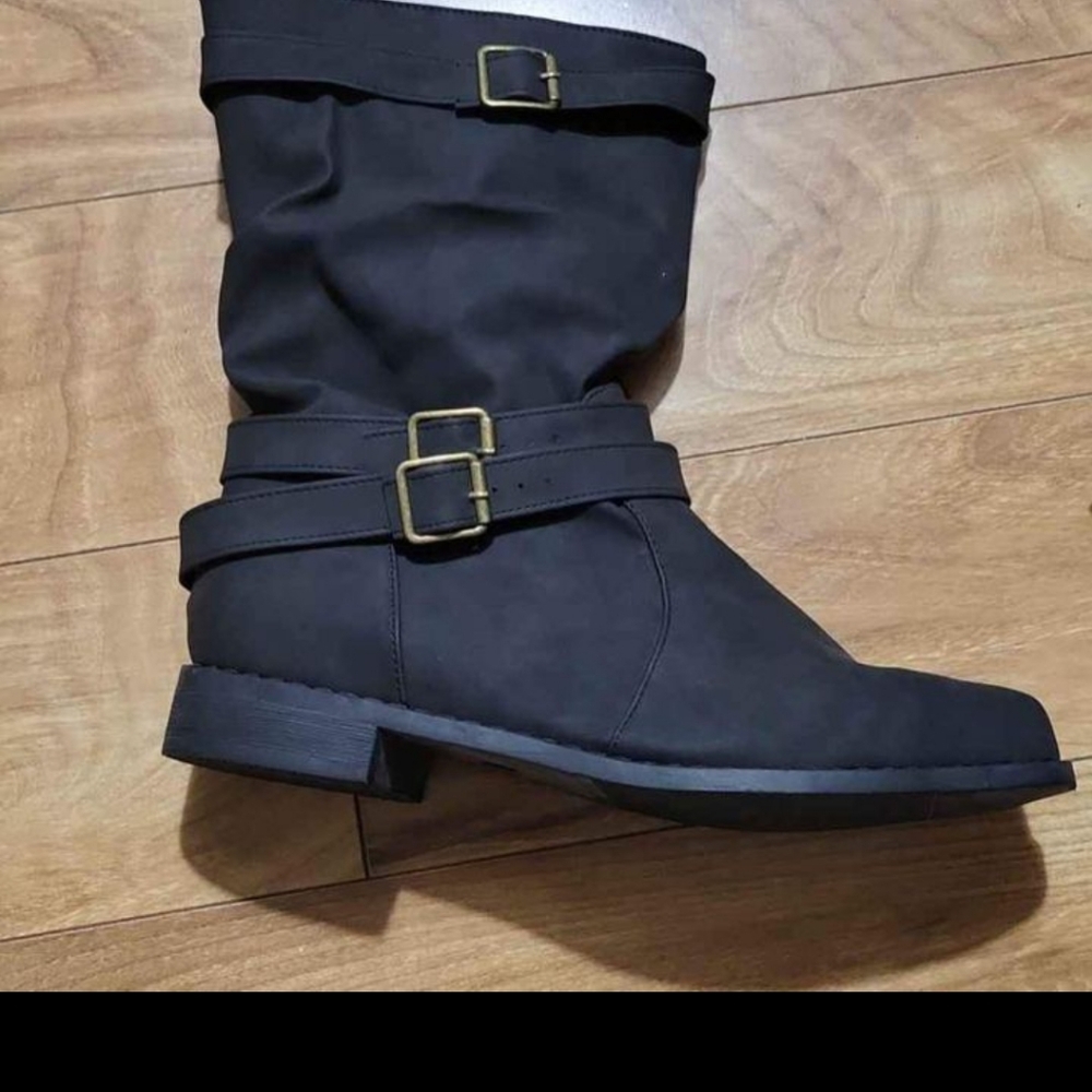 Black ankle boots